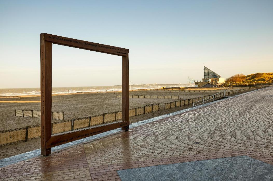 Beautiful Top Floor Seaview Studio Apartment B'Berge-Bruges Blankenberge Exterior foto