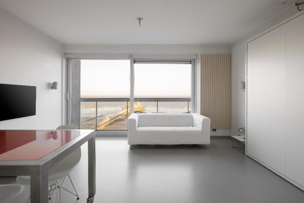 Beautiful Top Floor Seaview Studio Apartment B'Berge-Bruges Blankenberge Exterior foto