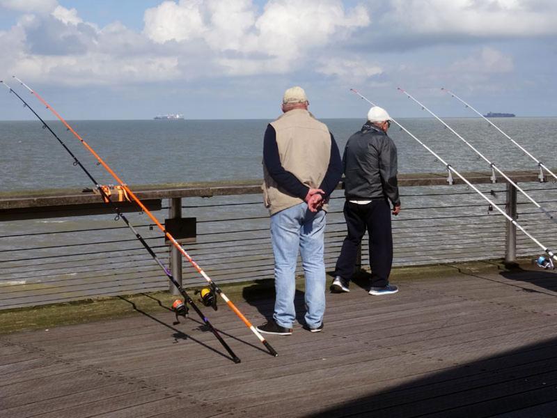 Beautiful Top Floor Seaview Studio Apartment B'Berge-Bruges Blankenberge Exterior foto