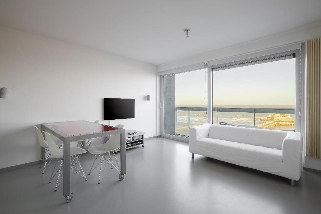 Beautiful Top Floor Seaview Studio Apartment B'Berge-Bruges Blankenberge Exterior foto